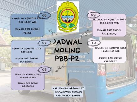 Jadwal Mobil Keliling Pembayaran PBB Wilayah Argomulyo Tanggal 10-15 Agustus 2023