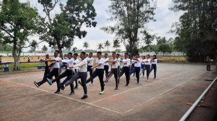 Latihan Paskibraka Persiapan Peringatan HUT RI ke 79 